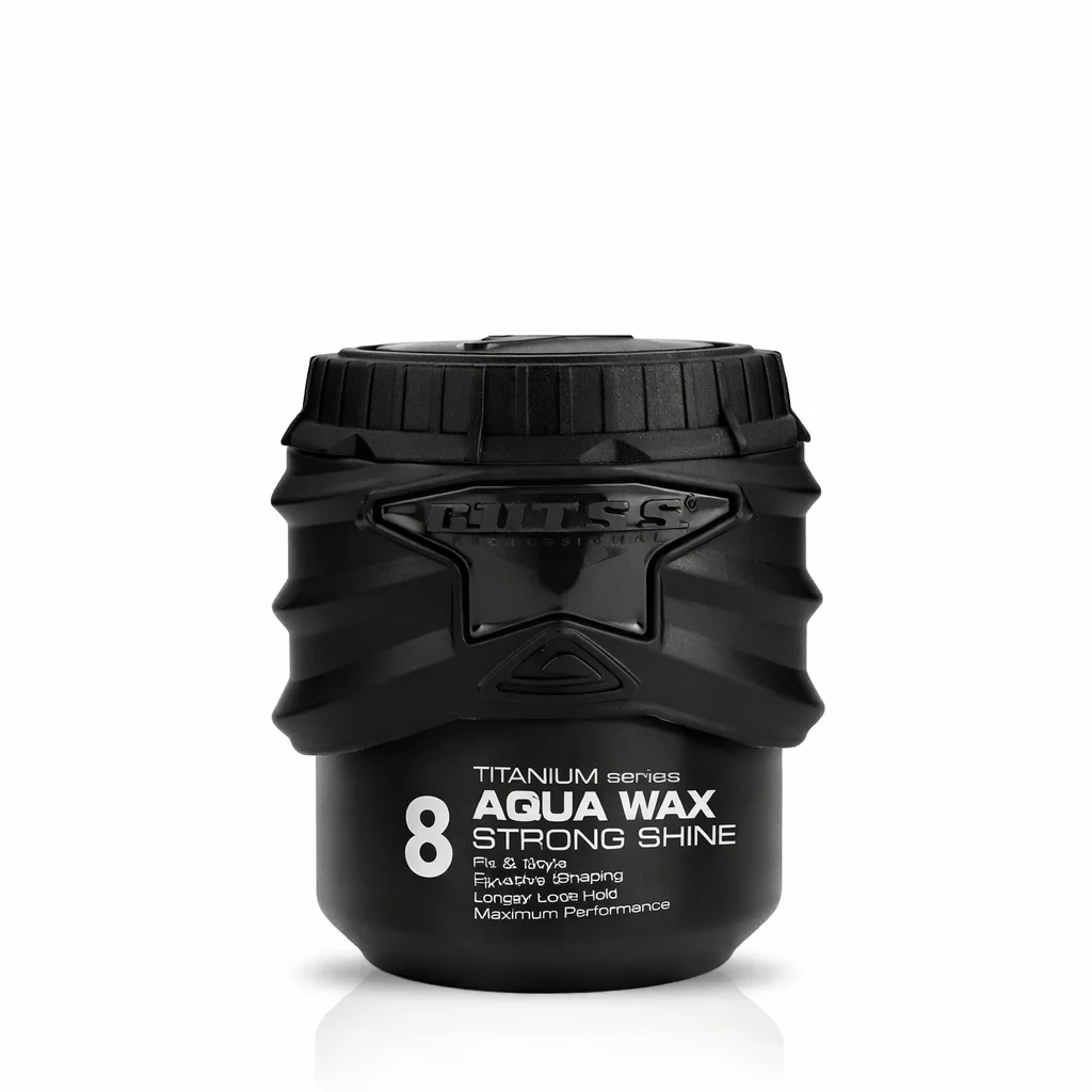 GUTSS Aqua Wax Strong Shine No.8 – High Gloss Finish & Strong Hold (150ml)