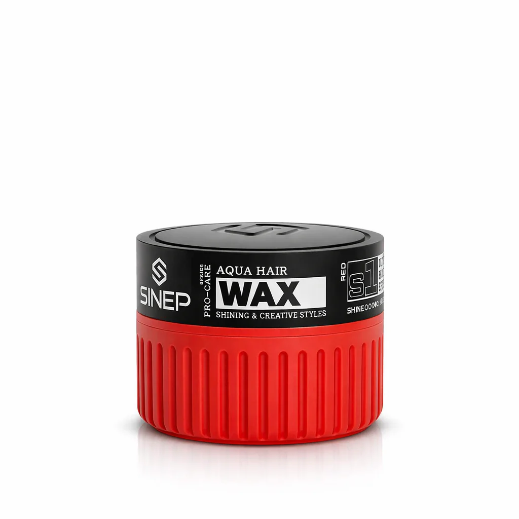 SINEP Aqua Hair Wax S1 Red – Strong Hold & High Shine Styling Wax