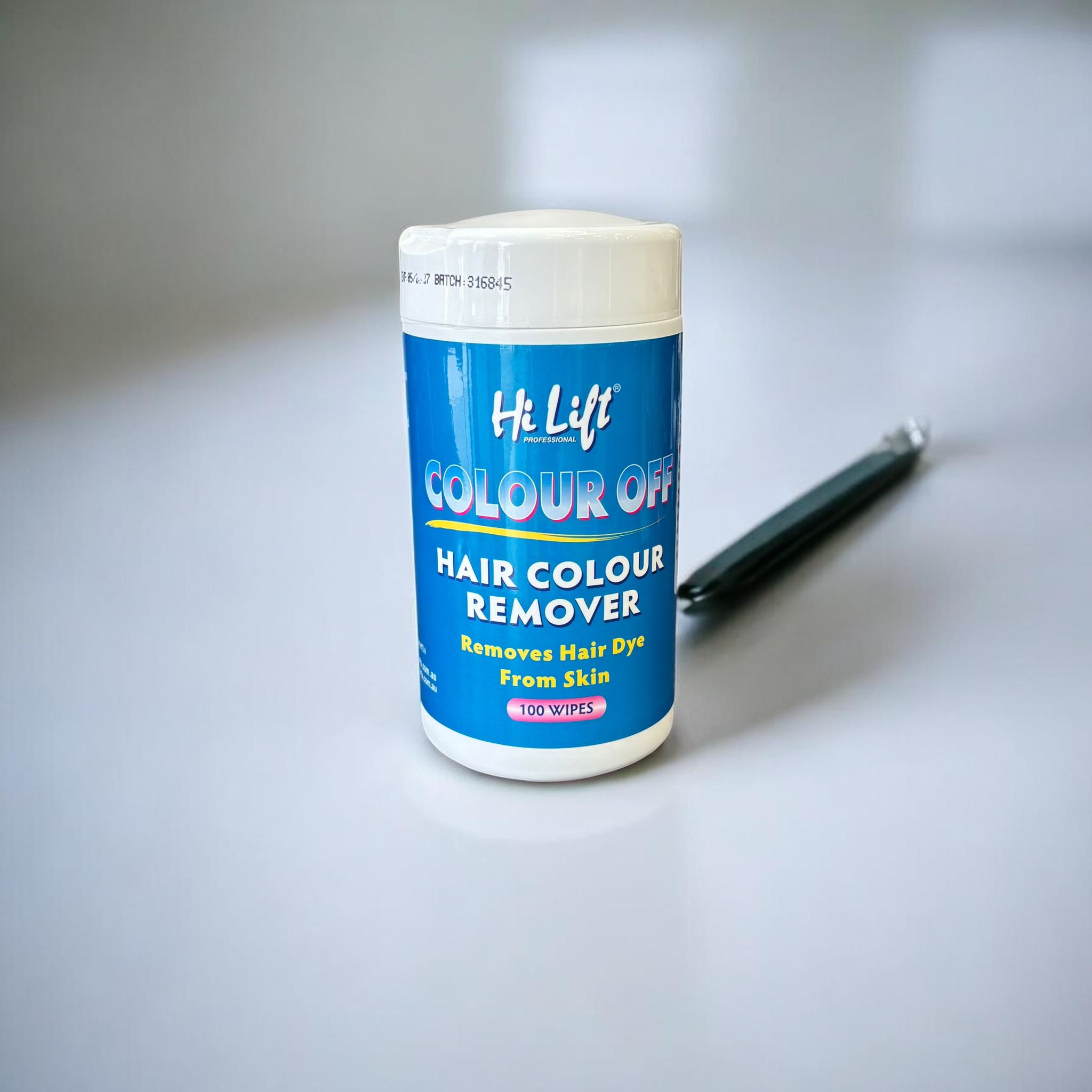 Hi Lift Colour Off Wipes - Tub (100 Wipes per Tub)