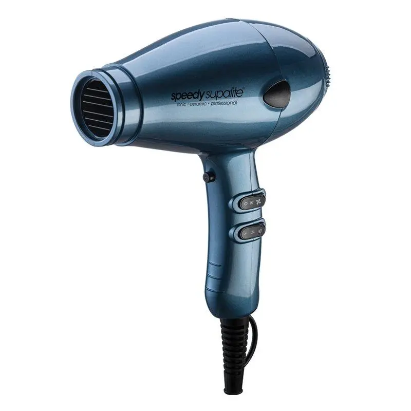 Speedy Supalite Professional Hairdryer - Steel Blue with Dif